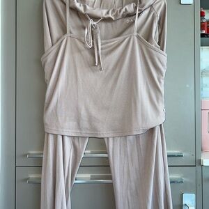 DANSKIN comfy Lounge ware Set tank + pants
